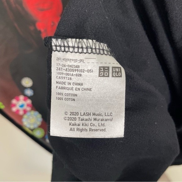 Uniqlo x Billie Eilish x Takashi Murakami Women's Photo Tee Black M - Picture 5 of 5